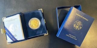 2006 W American Buffalo 1oz Gold Proof $50 U.  S.  Coin And