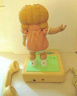 VTG 1980 ' s Cabbage Patch Kids Pushbutton Telephone,  Cabbage Patch Doll 2