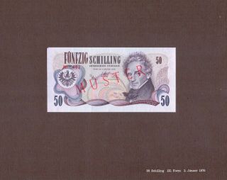 Austria: 50 - 1000 Schillings Banknote,  (au/unc),  P - 143s,  145s,  147s,  139s,  Scarce,  196