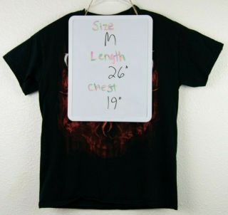Godsmack Mass Chaos U.  S.  Tour 2012 Concert Shirt M Black T - Shirt 3