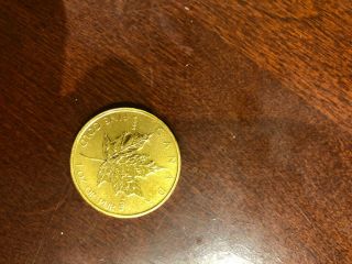 2011 $50 Gold Canadian Maple Leaf.  9999 1 Oz Brilliant Uncirculated