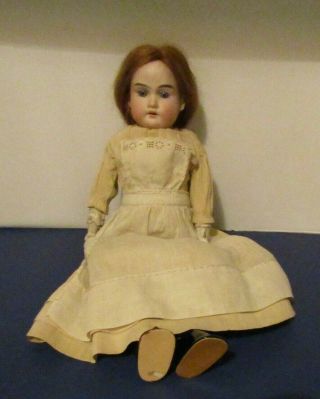 Vtg Armand Marseille Bisque Doll Floradora 7 - 0 11 Kid Leather Body GERMANY 2