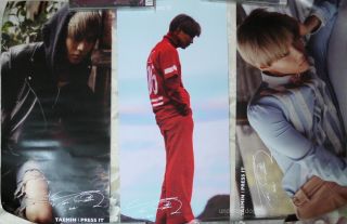 Shinee Tae Min Vol.  1 Press It Taiwan Promo 3 Mini Posters Set