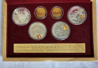 2008 China Beijing Olympic Gold & Silver Coin Set Series I