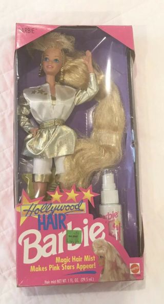 Rare Hollywood Hair Barbie Doll 2308 Nib Toy Magic Mist Makes Pink Hair