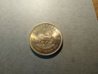 1 Oz South African Krugerrand Gold Coin (1983)