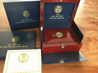 2009 Ultra High Relief Uhr Double Eagle $20 Gold Saint Gaudens Coin W/ Box &