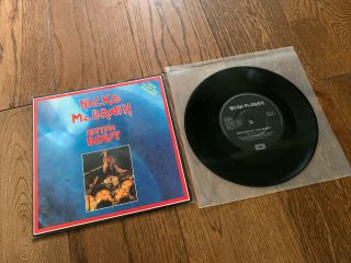 Nicko Mcbrain Rhythm Of The Beast 1991 Iron Maiden 7” Vinyl Record Nwobhm