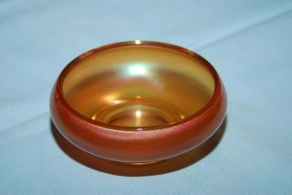 Vintage Imperial Carnival Glass Marigold Smooth Cupped Bowl