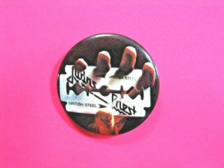Judas Priest Official1984 Vintage Button Pin Us Made Badge