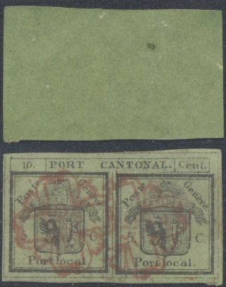 Switzerland Cantonal Local Post Geneva - Stamps D35
