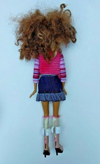 My Scene Barbie Un - Fur - Gettable Madison (Westley) Doll,  Phone,  Purse,  Chair,  Etc 3