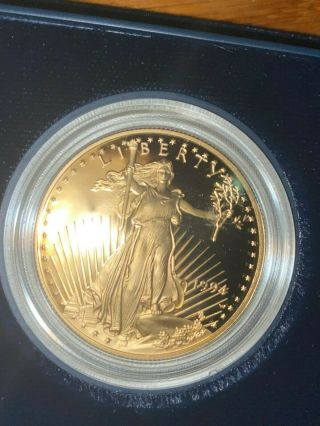1994 American Eagle Gold Bullion 4 Coin Proof Set OG Box & 3