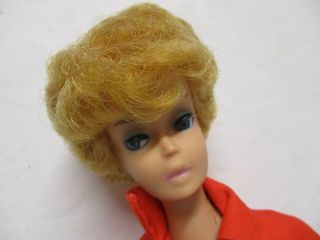 Vintage Bubble Cut Barbie Ash Blonde/ginger? Mattel 1962?