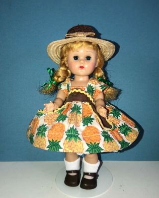 Vintage Vogue Ginny Doll in her 1954 Medford Tagged Tiny Miss Dress 3