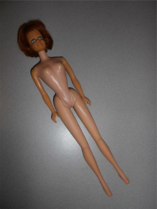 Vintage Barbie American Girl Midge Bend Leg Titan Dark Redhead Doll