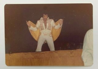 Elvis Vintage Photo Candid Close Up Rare June 22,  1973 Uniondale Ny