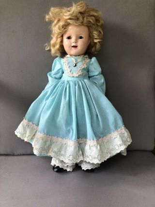18 " Antique Vintage Ideal Shirley Temple Composition Doll Socks And Shoes