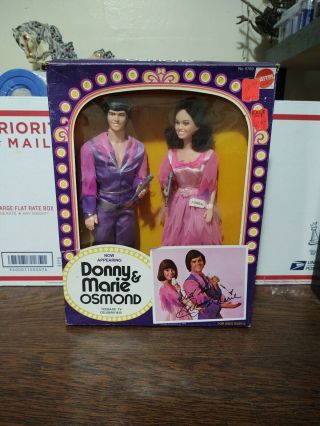 Vintage Donny & Marie Osmond Dolls Mattel 1976