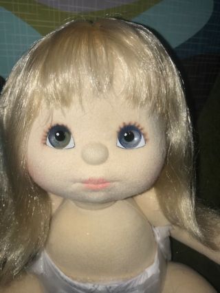 My Child Doll Mattel.  Blonde Hair/ Blue Green Eyes.  Mismatched Eyes