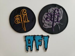 Afi (a Fire Inside) Set Of 3 Patches