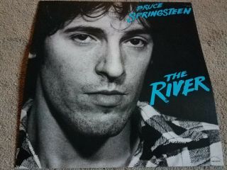 Bruce Springsteen - The River - 1980 Cbs Records Promo Poster / Flat - Rare