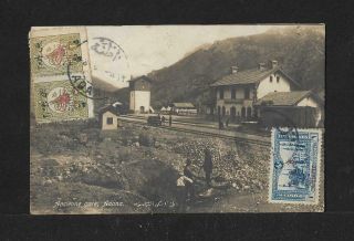 French Cilicie To Belgium Ppc Cover 1919 Train Station