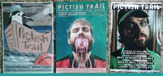 Three Pictish Trail A3 Posters Scottish Casio - Folk Aberdeen,  Dundee Gig 2016 - 20