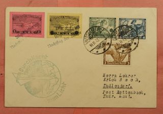 1933 Germany Flown Rocket Mail Cover W/ 4a3 A4 Stamp Ez 5c1 Ex Al Barnes