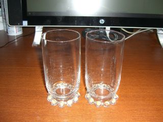 Set Of 2 Imperial Glass Candlewick 400 - 19 12oz Flat Tumblers