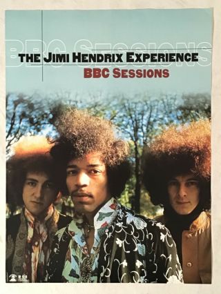 Jimi Hendrix Experience 1998 Promo Poster Bbc Sessions