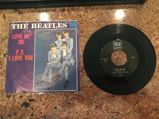 The Beatles Love Me Do P.  S.  I Love You - 45 Rpm Vinyl Record