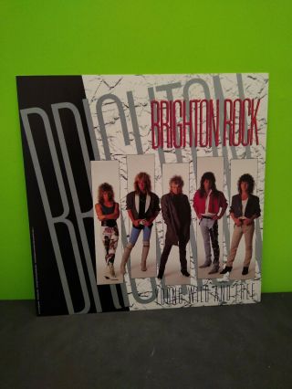 Brighton Rock Young Wild And Lp Flat Promo 12x12 Poster