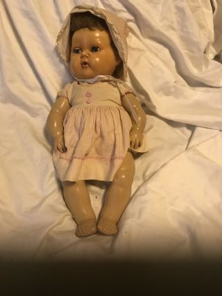 Vintage American Character Baby Doll Jointed Sleepy Eyes