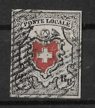 Switzerland 1850 Poste Locale Imperf Stamp Mi Cat Euro 1300