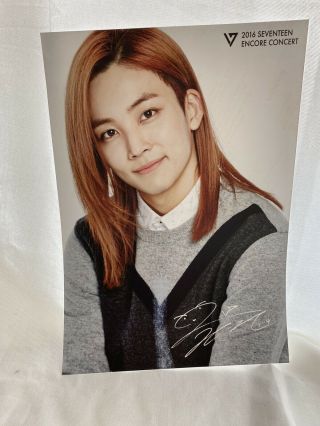 Jeonghan Like Seventeen 2016 Boys Wish Encore Concert Photo - An Ode Photocard