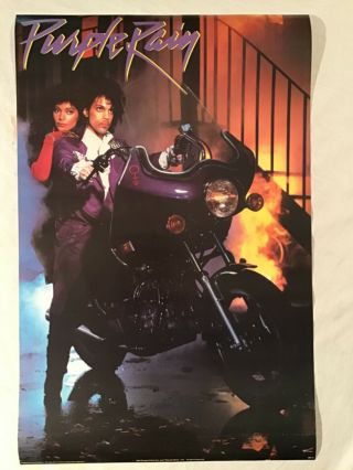 Prince Purple Rain 1984 Poster Man Golden Valley Minnesota