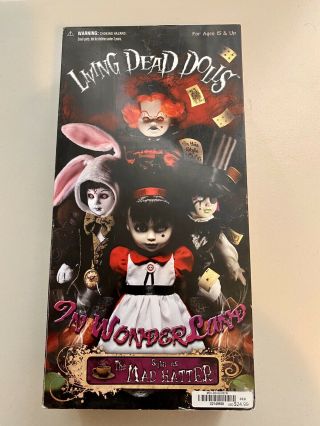 Living Dead Dolls In Wonderland “sybil As The Mad Hatter” 93730