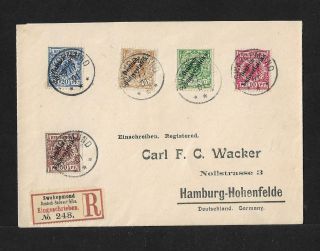 German South West Africa To Germany Cover 1901 Wow