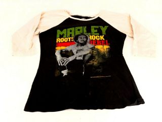 Bob Marley Catch A Fire Tee Shirt Roots Rock Rebel 2011 Rn 132060