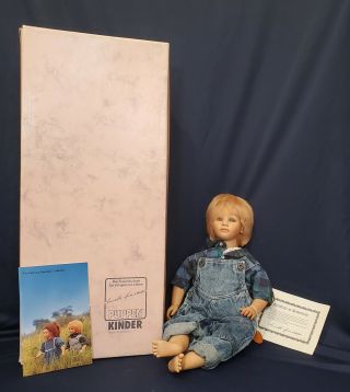 Vintage Annette Himstedt " Timmy " Doll W/ Box