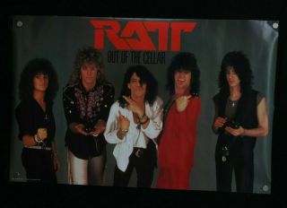 Ratt " Out Of The Cellar " Promo Poster 22 X 34