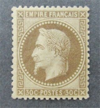 Nystamps France Stamp 34 Og H $750 Signed