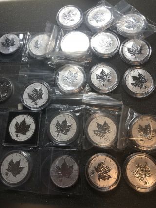 Canada Maple Leaf Privy Coins Bullion Titanic Dragon Tank Clover Fireworks X 22
