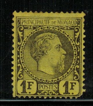 Monaco 9 1885 Mnh Cv $2,  000