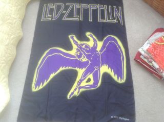 Led Zeppelin 1993 Polyester Flag Banner Wall Hanging Italy