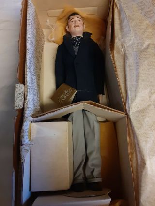 Franklin Heirloom Porcelain Doll Gone With The Wind Rhett Butler