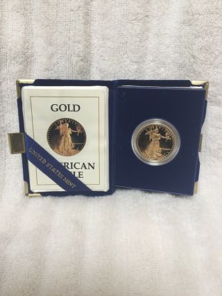 1987 Gold American Eagle 1 Oz $50 Gold Proof Coin West Point Bullion Depository