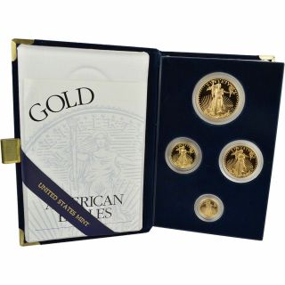 1997 American Gold Eagle Proof Four - Coin Set