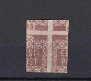 Estonia.  1918 - 19 35p Issue.  Error.  Printed On Both Sides.